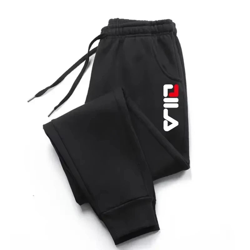 Men's Joggers Drawstring Casual Pants Fleece Sweatpants Workout Running Gym Fitness Sports Trousers WK007