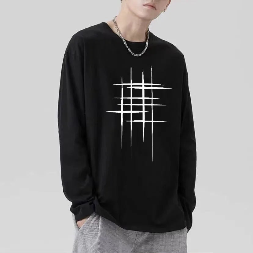 Oversized Gothic Streetwear Long Sleeve Tee