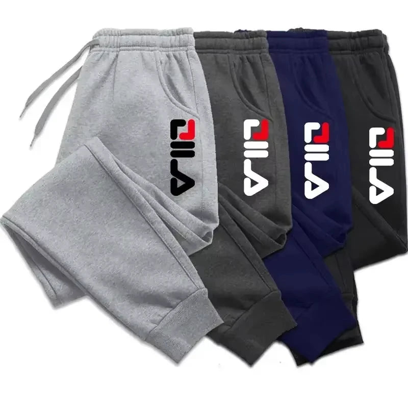 Men's Joggers Drawstring Casual Pants Fleece Sweatpants Workout Running Gym Fitness Sports Trousers WK007