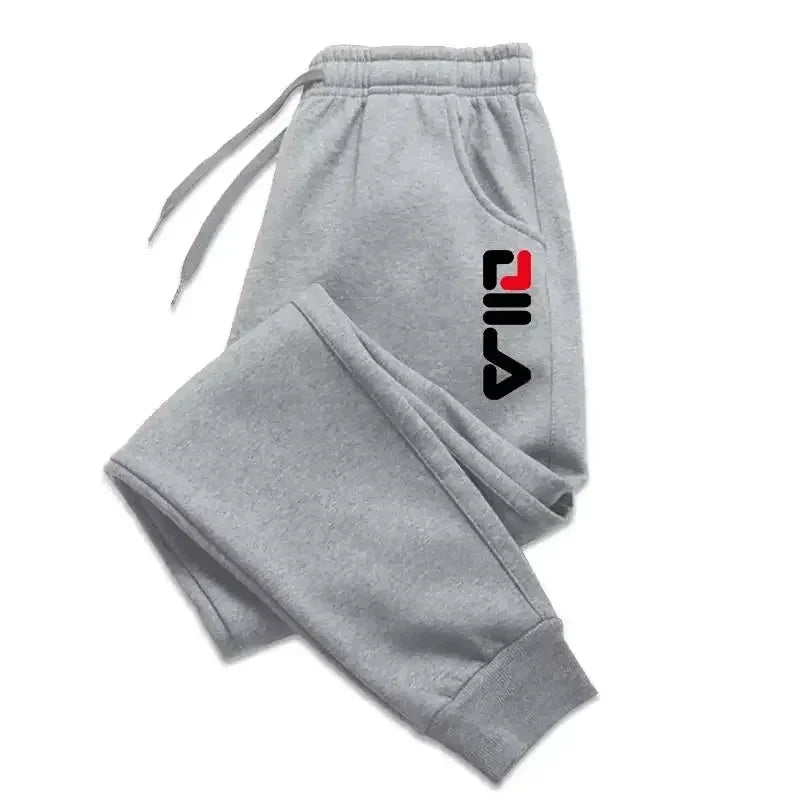 Men's Joggers Drawstring Casual Pants Fleece Sweatpants Workout Running Gym Fitness Sports Trousers WK007